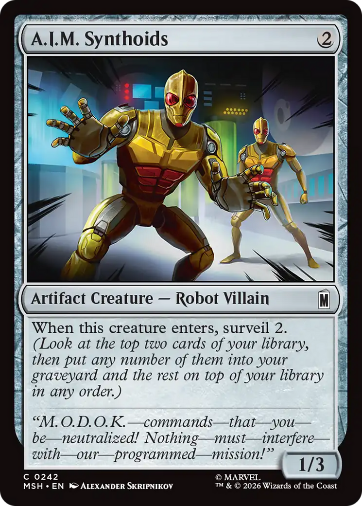 A.I.M. Synthoids [Marvel Super Heroes] | Total Play