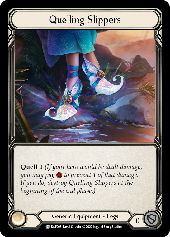 Quelling Slippers [KAT006] (Outsiders Katsu Blitz Deck) | Total Play