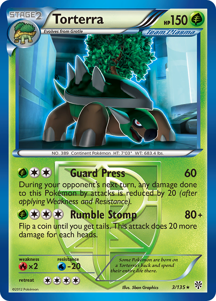 Torterra (3/135) [Black & White: Plasma Storm] | Total Play