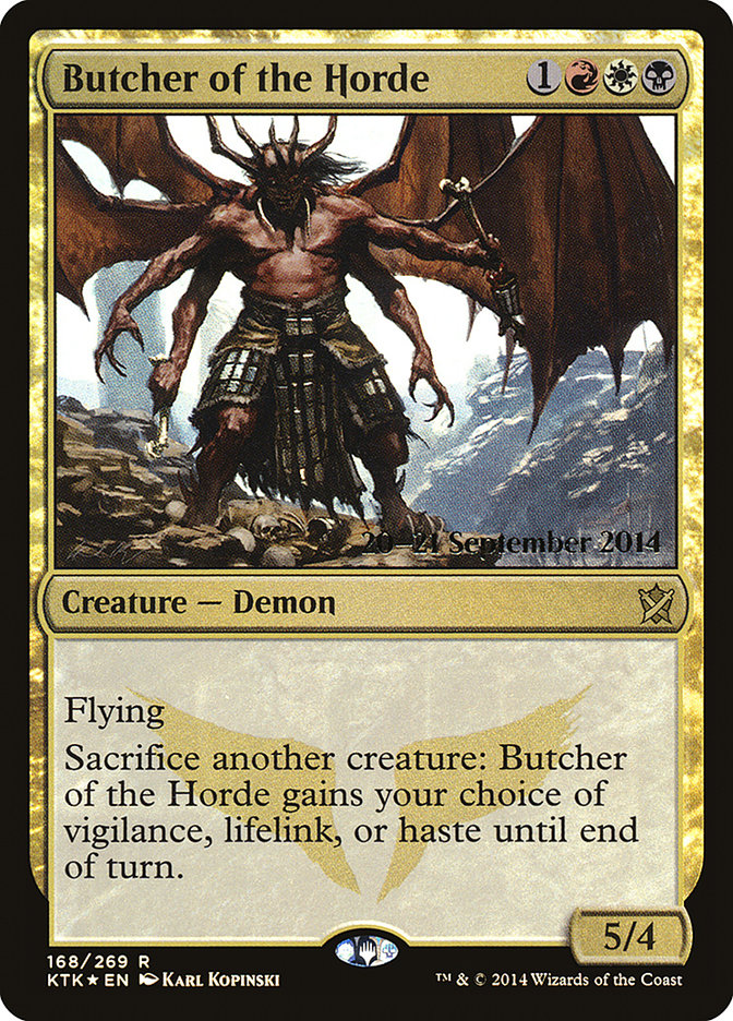Butcher of the Horde [Khans of Tarkir Prerelease Promos] | Total Play