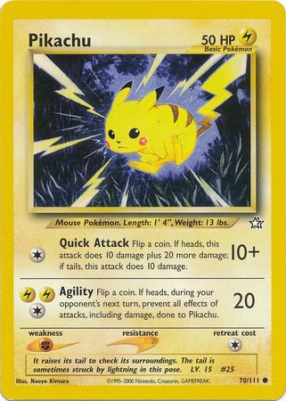 Pikachu (70/111) [Neo Genesis Unlimited] | Total Play