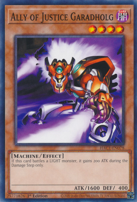 Ally of Justice Garadholg [HAC1-EN078] Common | Total Play