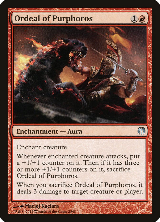 Ordeal of Purphoros [Duel Decks: Heroes vs. Monsters] | Total Play
