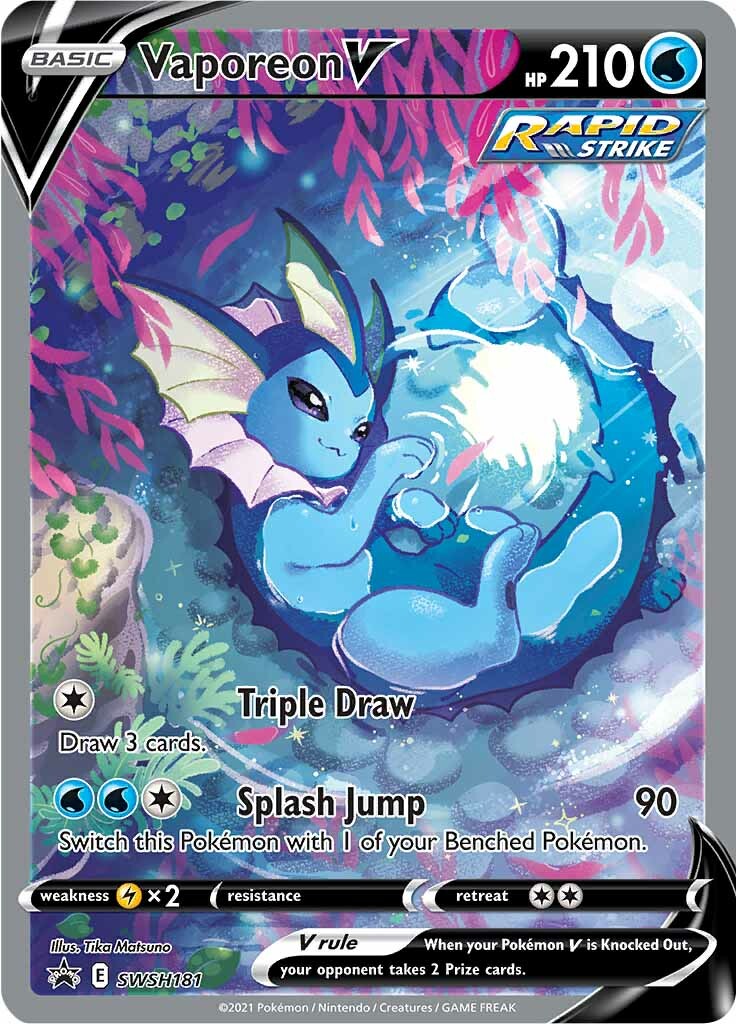 Vaporeon V (SWSH181) [Sword & Shield: Black Star Promos] | Total Play