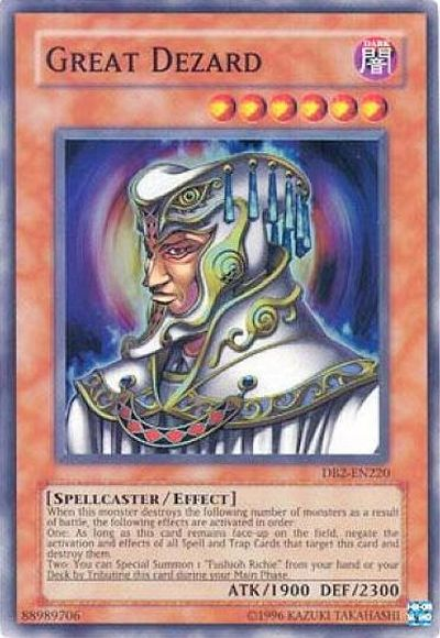 Great Dezard [DB2-EN220] Super Rare | Total Play