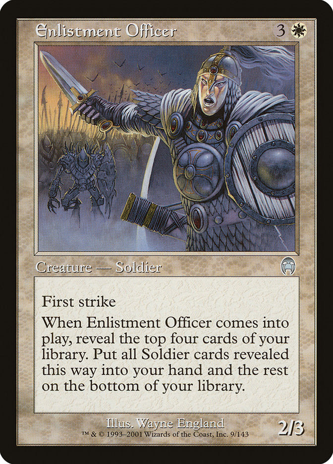 Enlistment Officer [Apocalypse] | Total Play