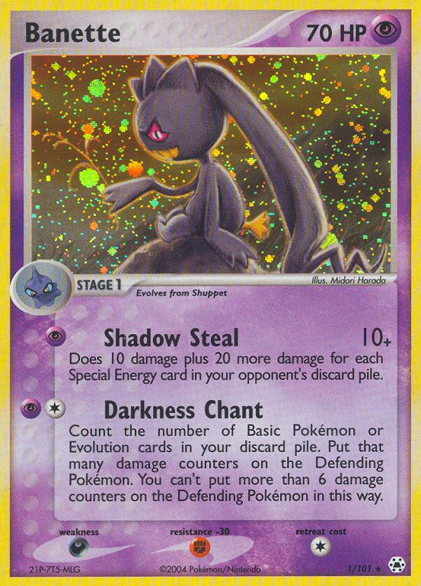 Banette (1/101) [EX: Hidden Legends] | Total Play