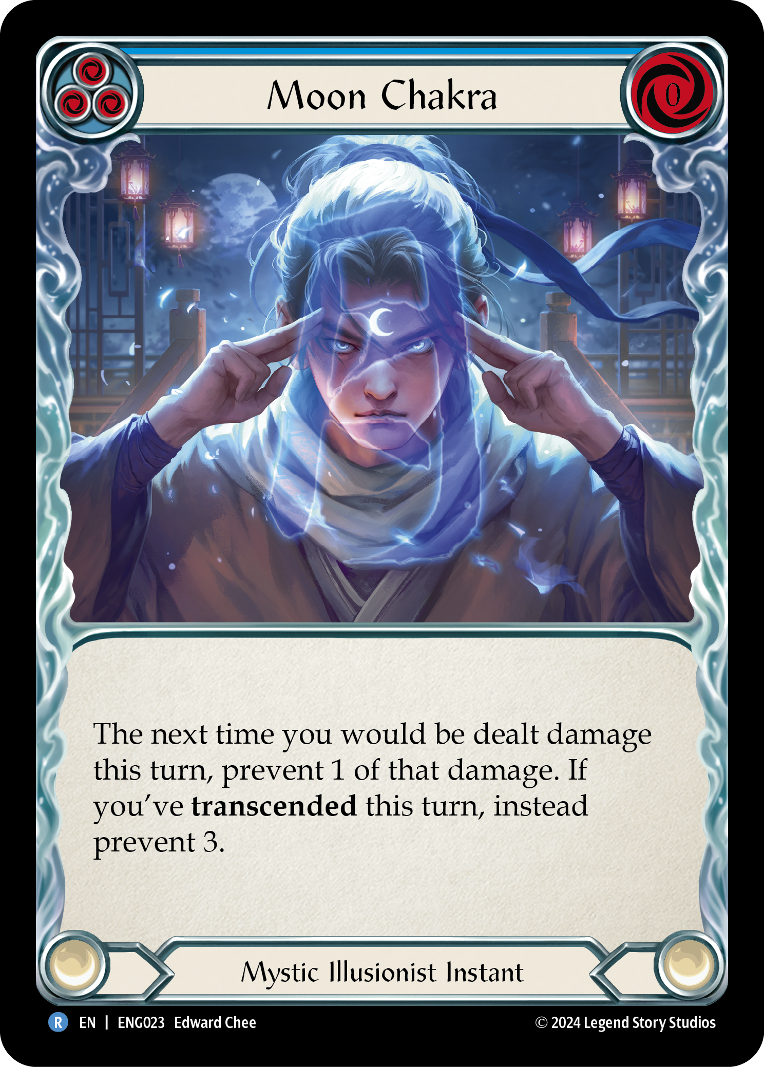 Moon Chakra [ENG023] (Part the Mistveil Enigma Blitz Deck) | Total Play