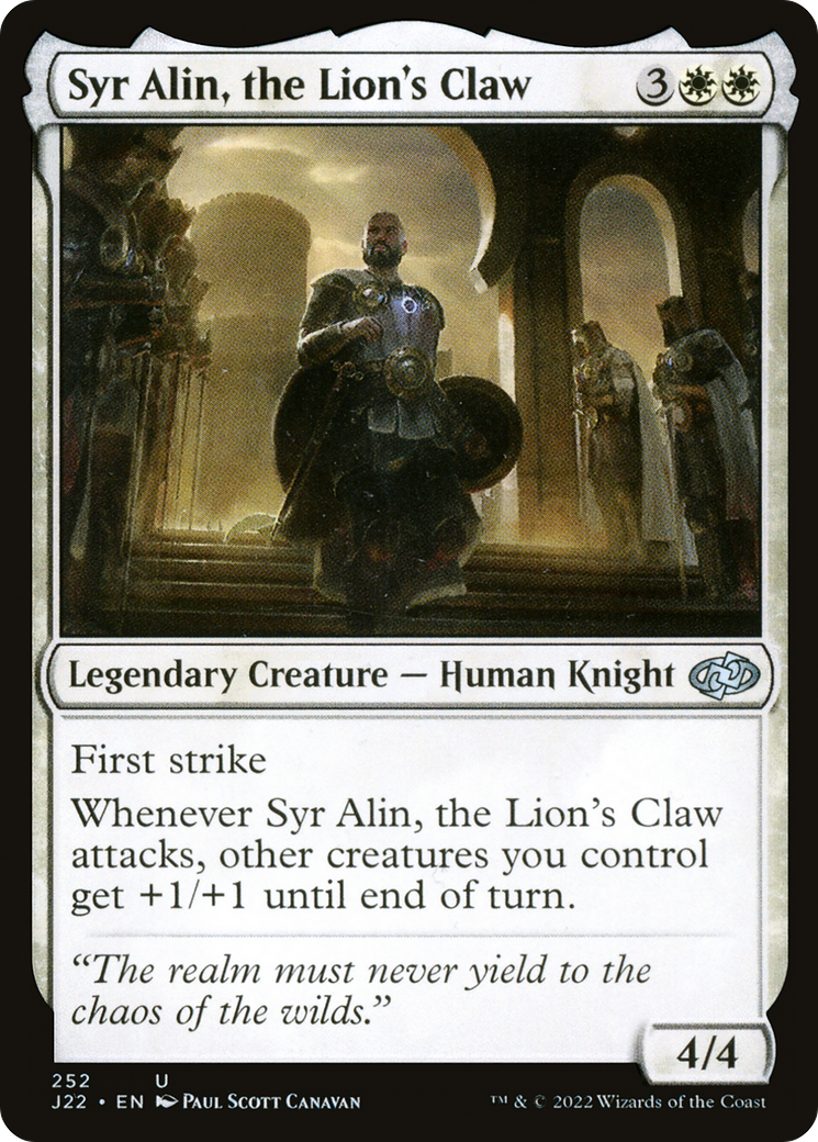 Syr Alin, the Lion's Claw [Jumpstart 2022] | Total Play