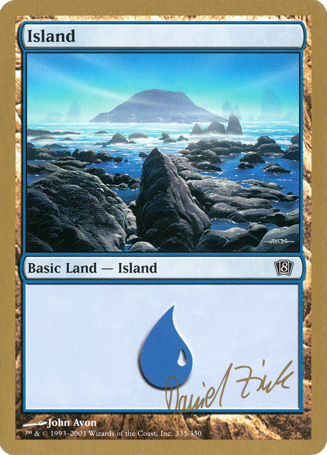 Island (dz335) (Daniel Zink) [World Championship Decks 2003] | Total Play