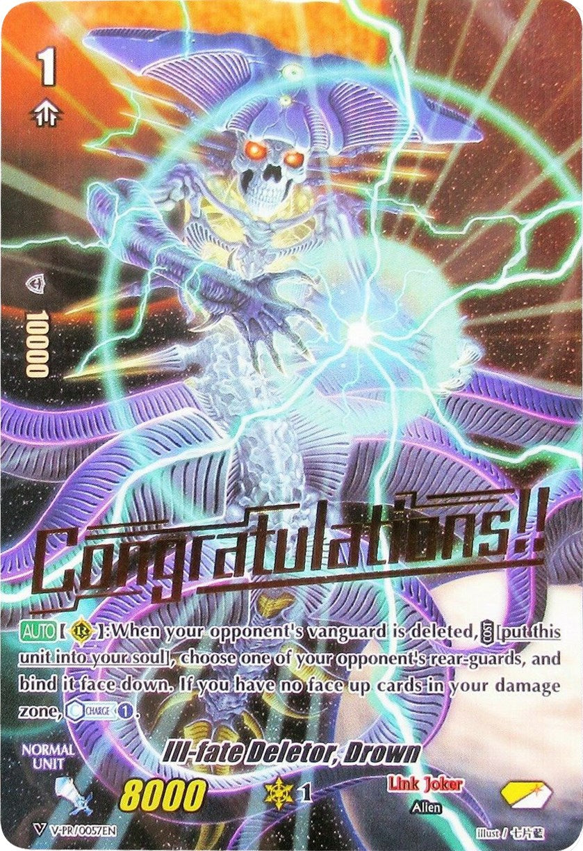 Ill-fate Deletor, Drown (Hot Stamped) (V-PR/057EN) [V Promo Cards] | Total Play