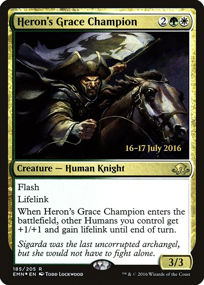 Heron's Grace Champion [Eldritch Moon Prerelease Promos] | Total Play
