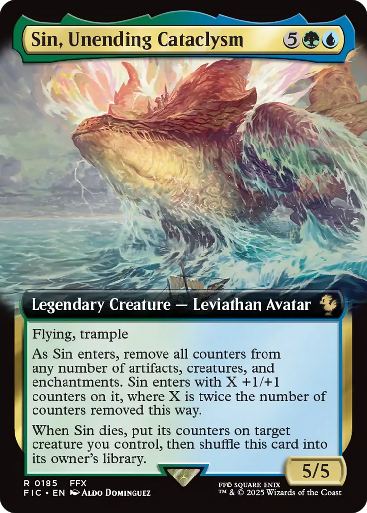 Sin, Unending Cataclysm (Extended Art) [FINAL FANTASY Commander] | Total Play