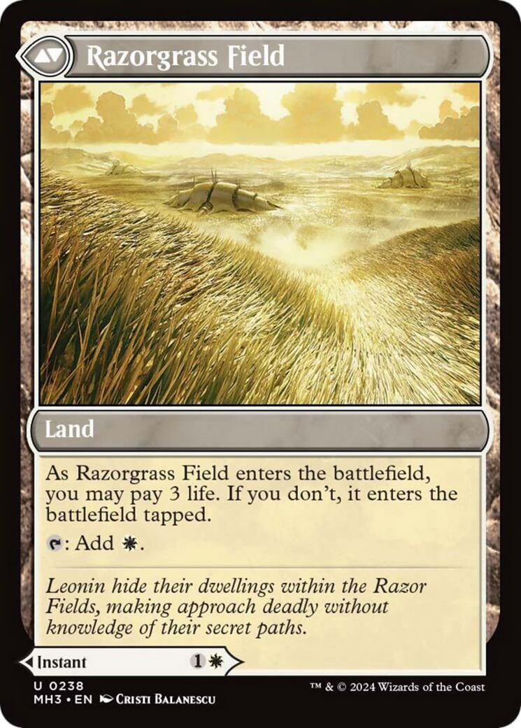 Razorgrass Ambush // Razorgrass Field [Modern Horizons 3] | Total Play