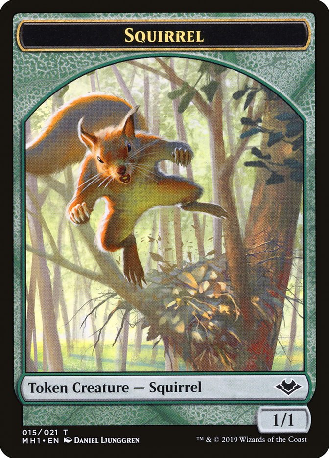 Shapeshifter (001) // Squirrel (015) Double-Sided Token [Modern Horizons Tokens] | Total Play