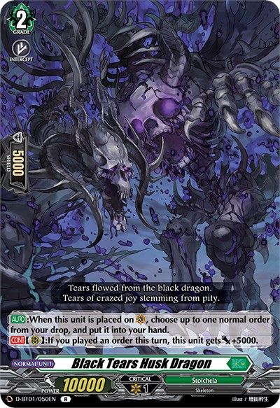 Black Tears Husk Dragon (D-BT01/050EN) [Genesis of the Five Greats] | Total Play