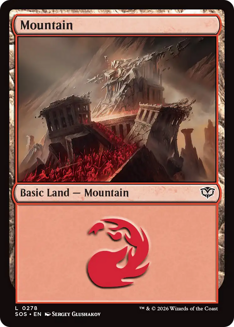 Mountain (0278) [Secrets of Strixhaven] | Total Play