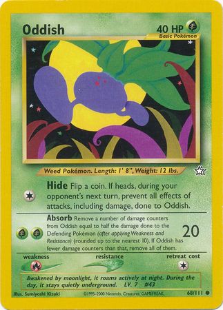 Oddish (68/111) [Neo Genesis Unlimited] | Total Play