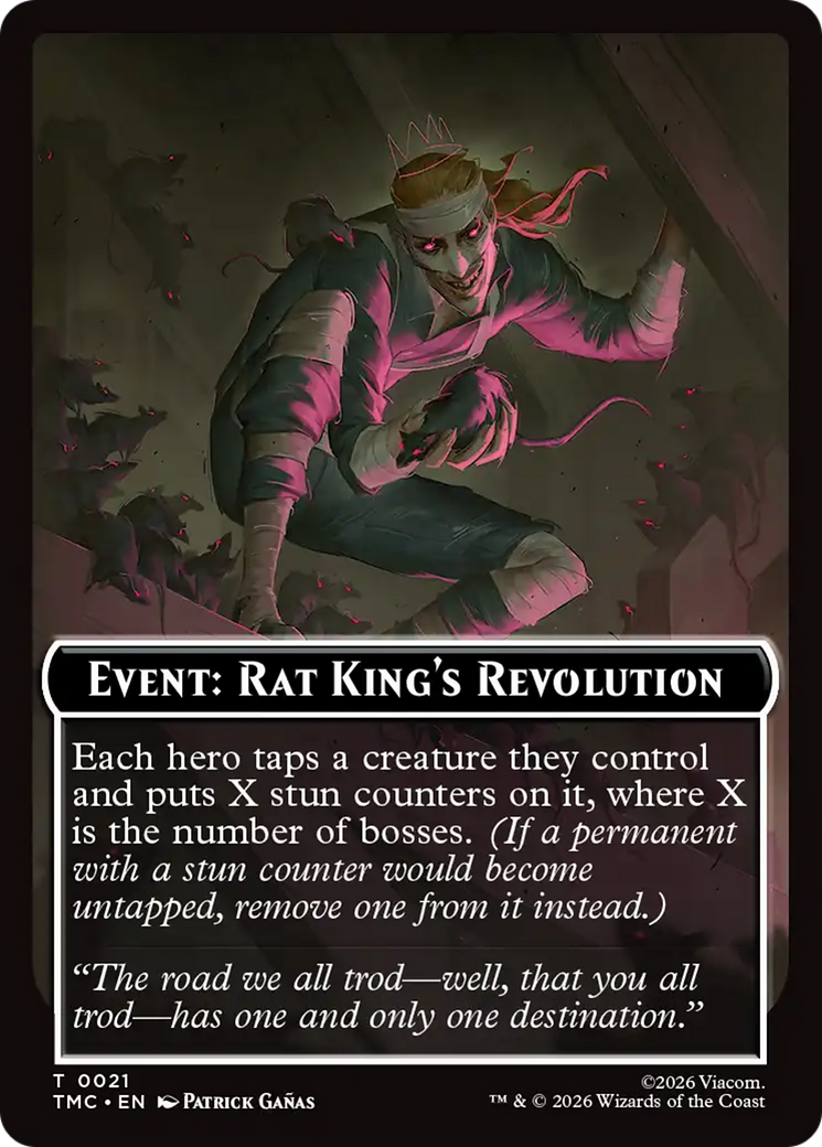 Event: Rat King's Revolution [Teenage Mutant Ninja Turtles Commander Tokens] | Total Play