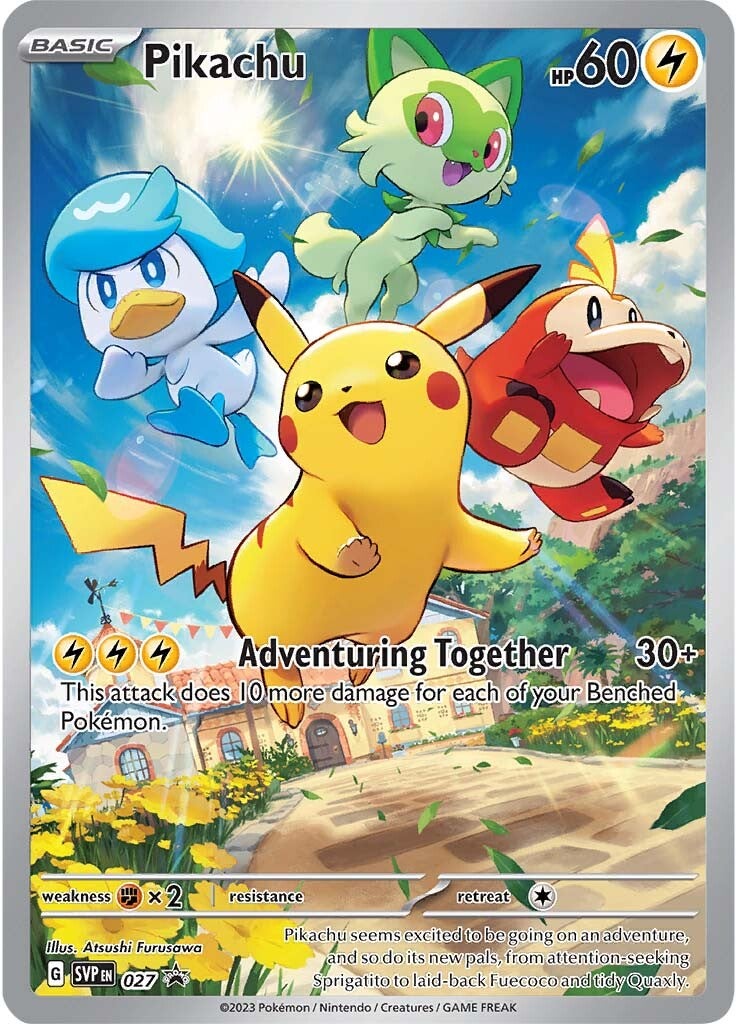 Pikachu (027) [Scarlet & Violet: Black Star Promos] | Total Play