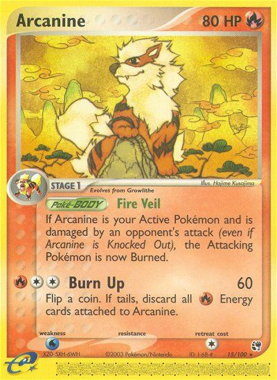 Arcanine (15/100) [EX: Sandstorm] | Total Play
