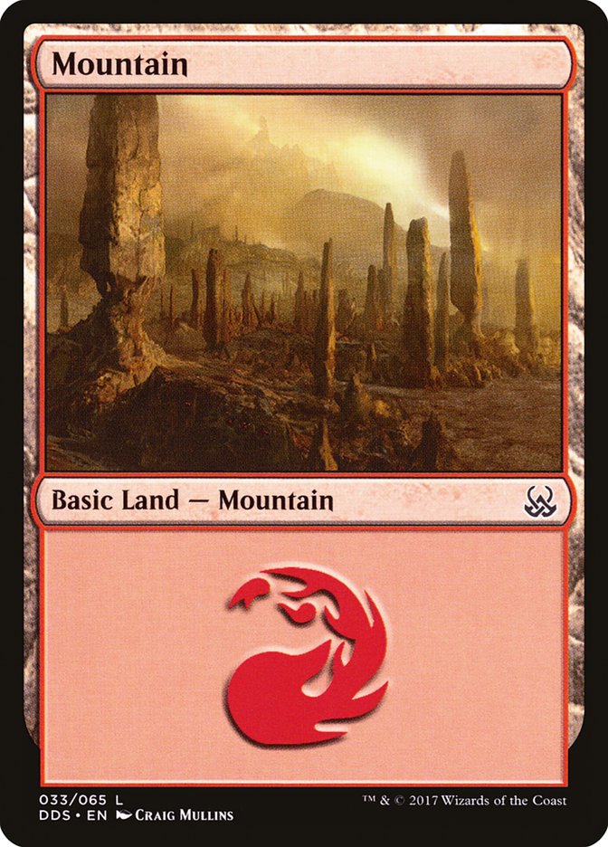 Mountain (33) [Duel Decks: Mind vs. Might] | Total Play
