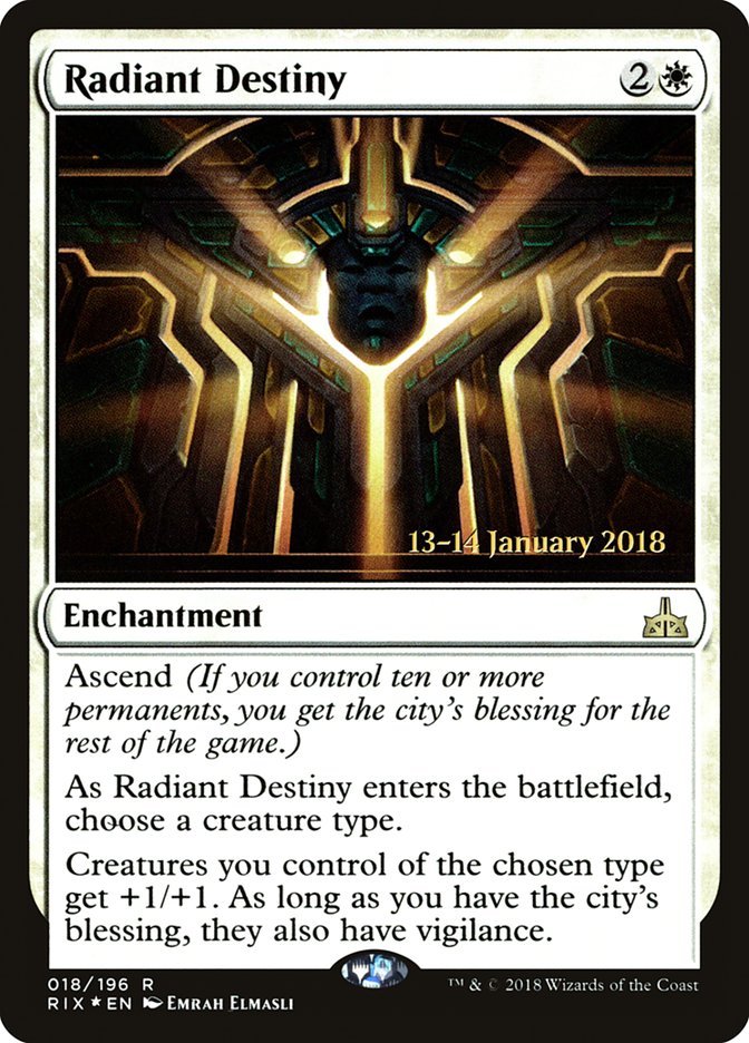Radiant Destiny [Rivals of Ixalan Prerelease Promos] | Total Play