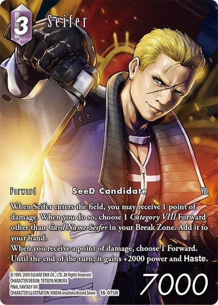 Seifer (Full Art) [Resurgence of Power] | Total Play