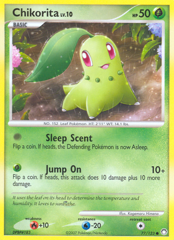 Chikorita (77/123) [Diamond & Pearl: Mysterious Treasures] | Total Play