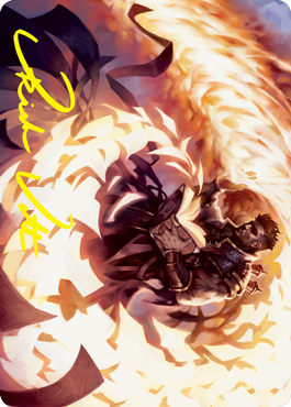Revel in Silence Art Card (Gold-Stamped Signature) [Strixhaven: School of Mages Art Series] | Total Play