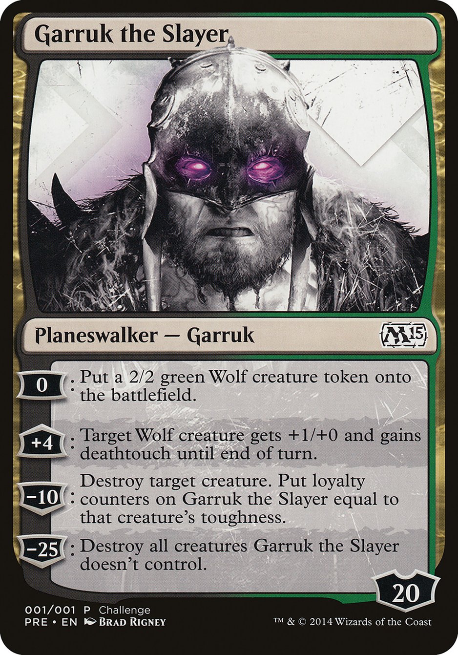 Garruk the Slayer (Prerelease Challenge) [Magic 2015 Prerelease Promos] | Total Play