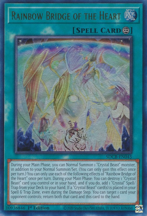 Rainbow Bridge of the Heart [SDCB-EN045] Ultra Rare | Total Play