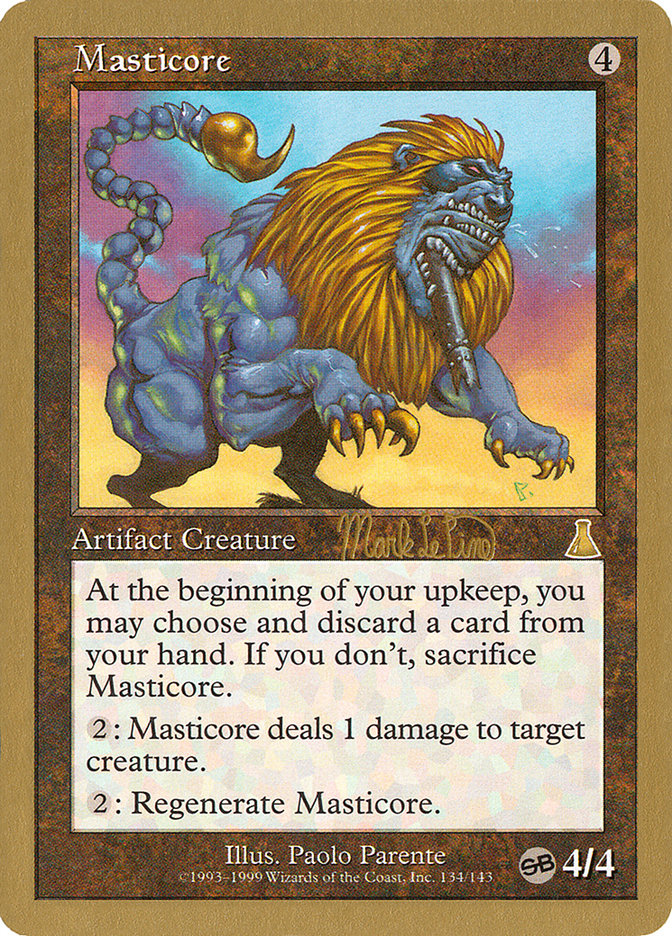 Masticore (Mark Le Pine) (SB) [World Championship Decks 1999] | Total Play