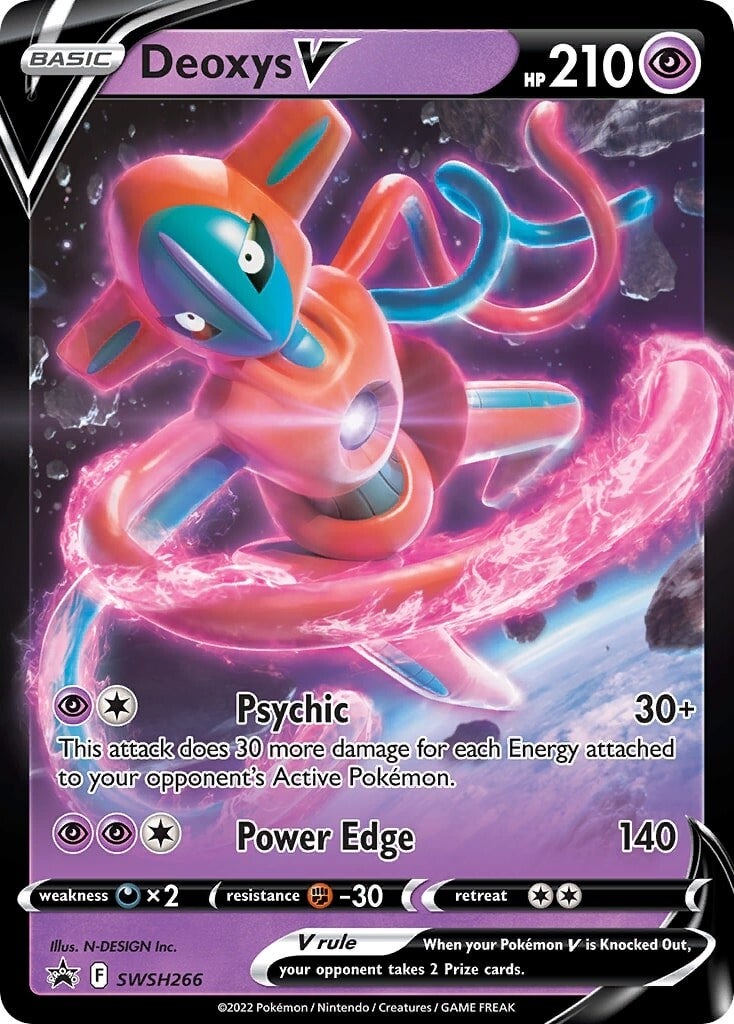 Deoxys V (SWSH266) [Sword & Shield: Black Star Promos] | Total Play