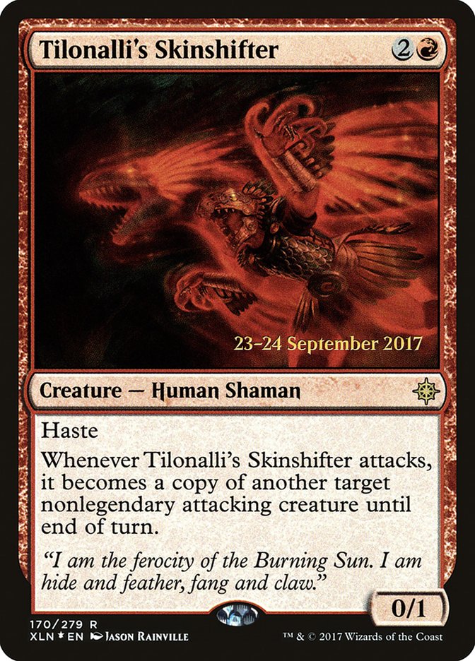Tilonalli's Skinshifter [Ixalan Prerelease Promos] | Total Play