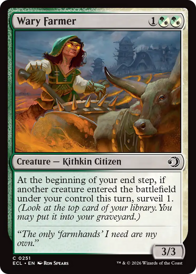 Wary Farmer [Lorwyn Eclipsed] | Total Play