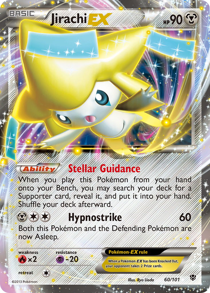 Jirachi EX (60/101) [Black & White: Plasma Blast] | Total Play