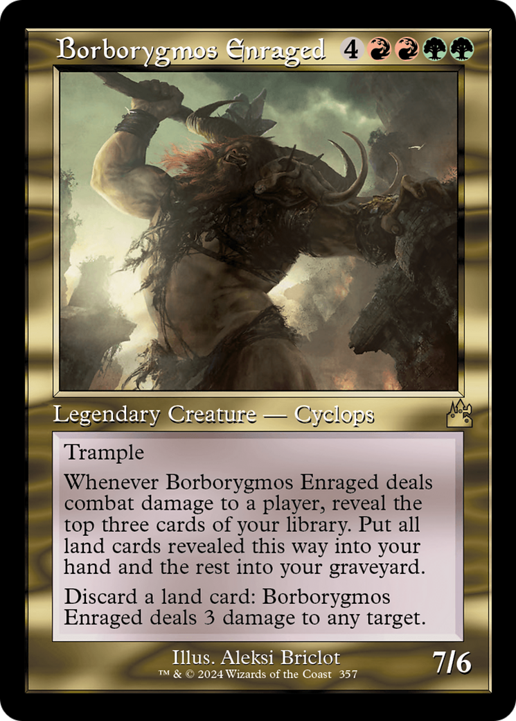 Borborygmos Enraged (Retro Frame) [Ravnica Remastered] | Total Play