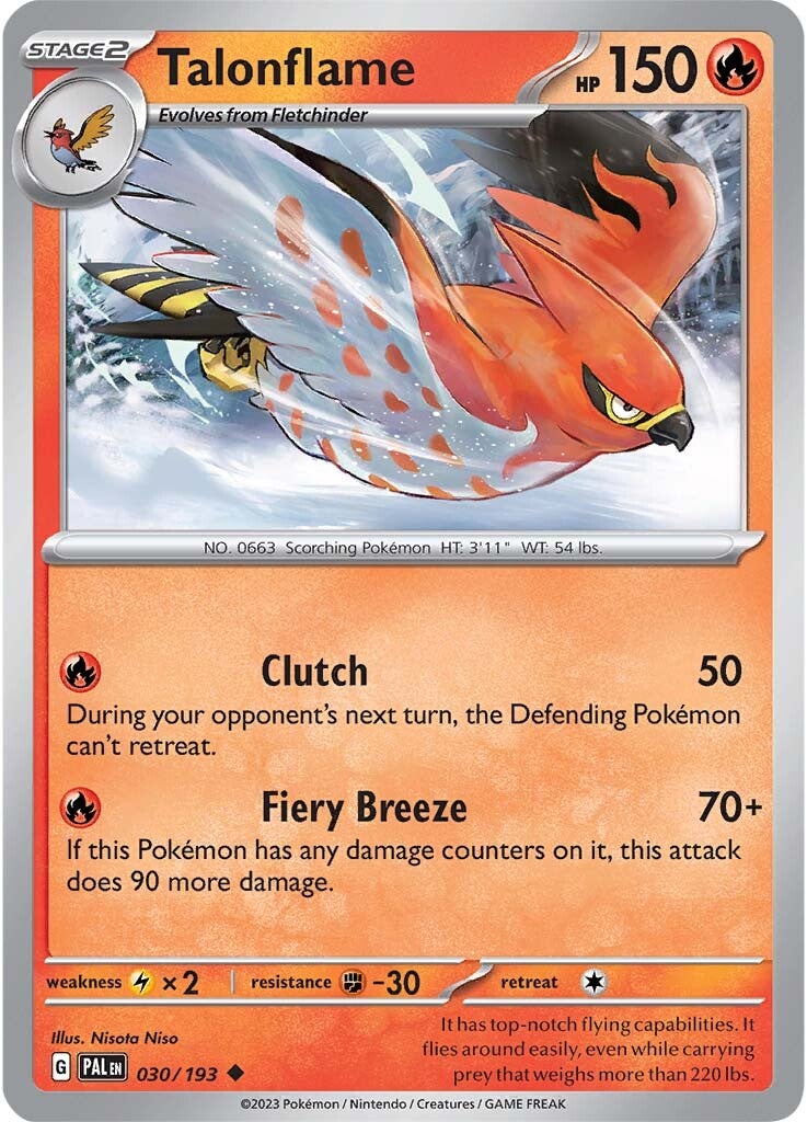 Talonflame (030/193) [Scarlet & Violet: Paldea Evolved] | Total Play