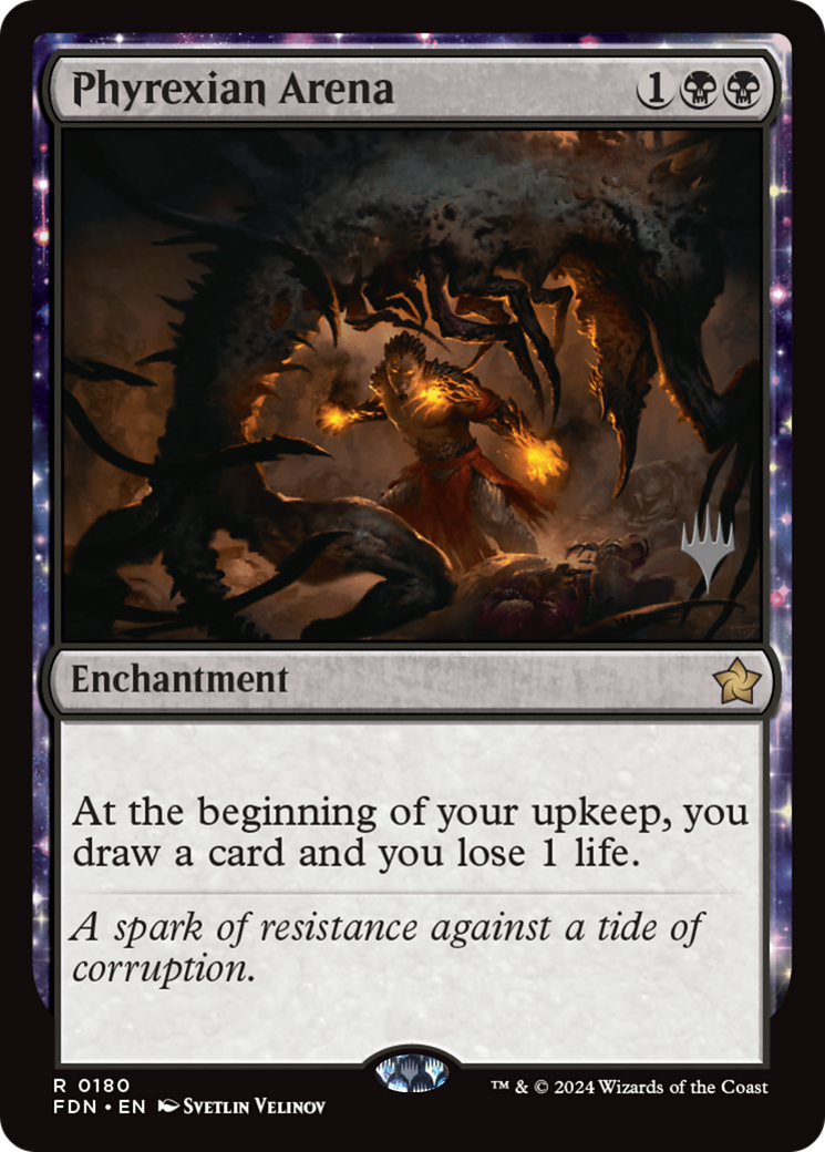 Phyrexian Arena [Foundations Promos] | Total Play