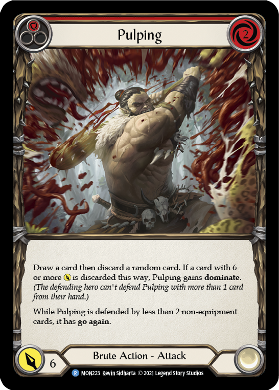 Pulping (Red) [MON223-RF] (Monarch)  1st Edition Rainbow Foil | Total Play