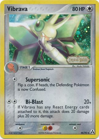 Vibrava (46/92) (Stamped) [EX: Legend Maker] | Total Play