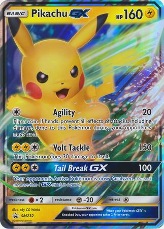 Pikachu GX (SM232) (Jumbo Card) [Sun & Moon: Black Star Promos] | Total Play