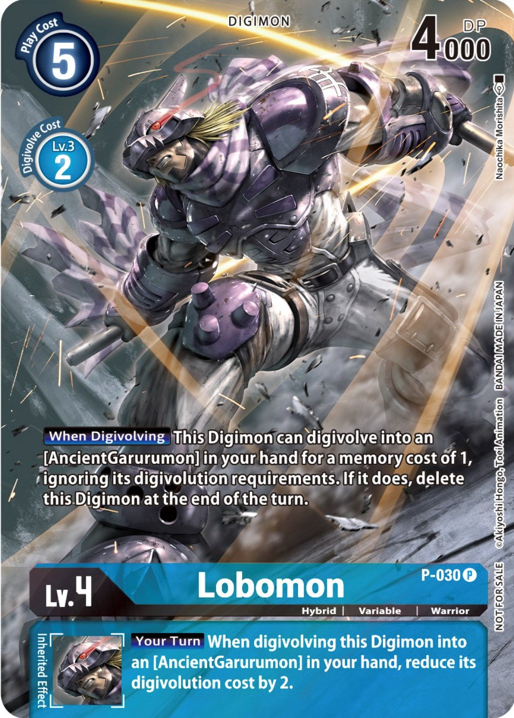 Lobomon [P-030] (2nd Anniversary Frontier Card) [Promotional Cards] | Total Play