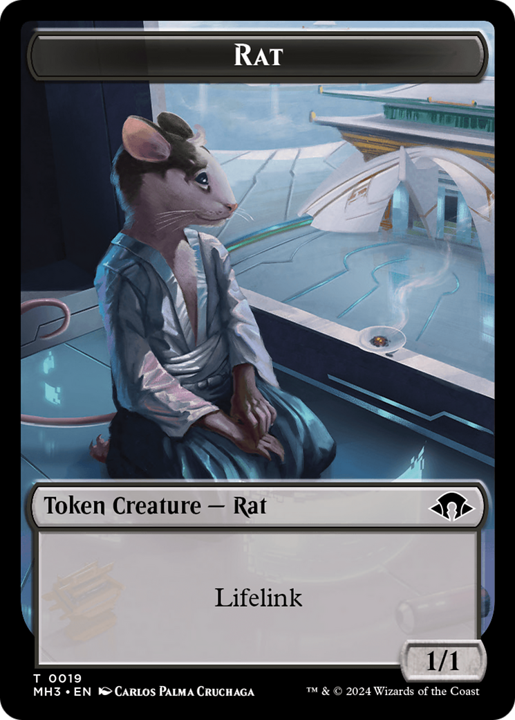 Eldrazi Spawn // Rat Double-Sided Token [Modern Horizons 3 Tokens] | Total Play