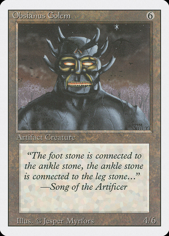 Obsianus Golem [Revised Edition] | Total Play