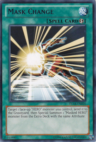 Mask Change (Blue) [DL14-EN016] Rare | Total Play
