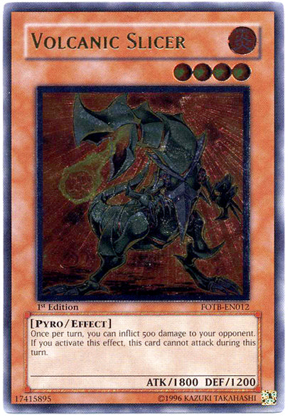 Volcanic Slicer [FOTB-EN012] Ultimate Rare | Total Play
