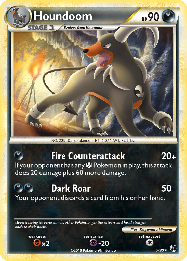 Houndoom (5/90) [HeartGold & SoulSilver: Undaunted] | Total Play