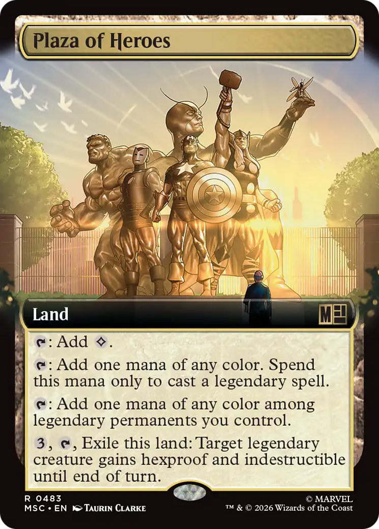 Plaza of Heroes (Extended Art) [Marvel Super Heroes Commander] | Total Play